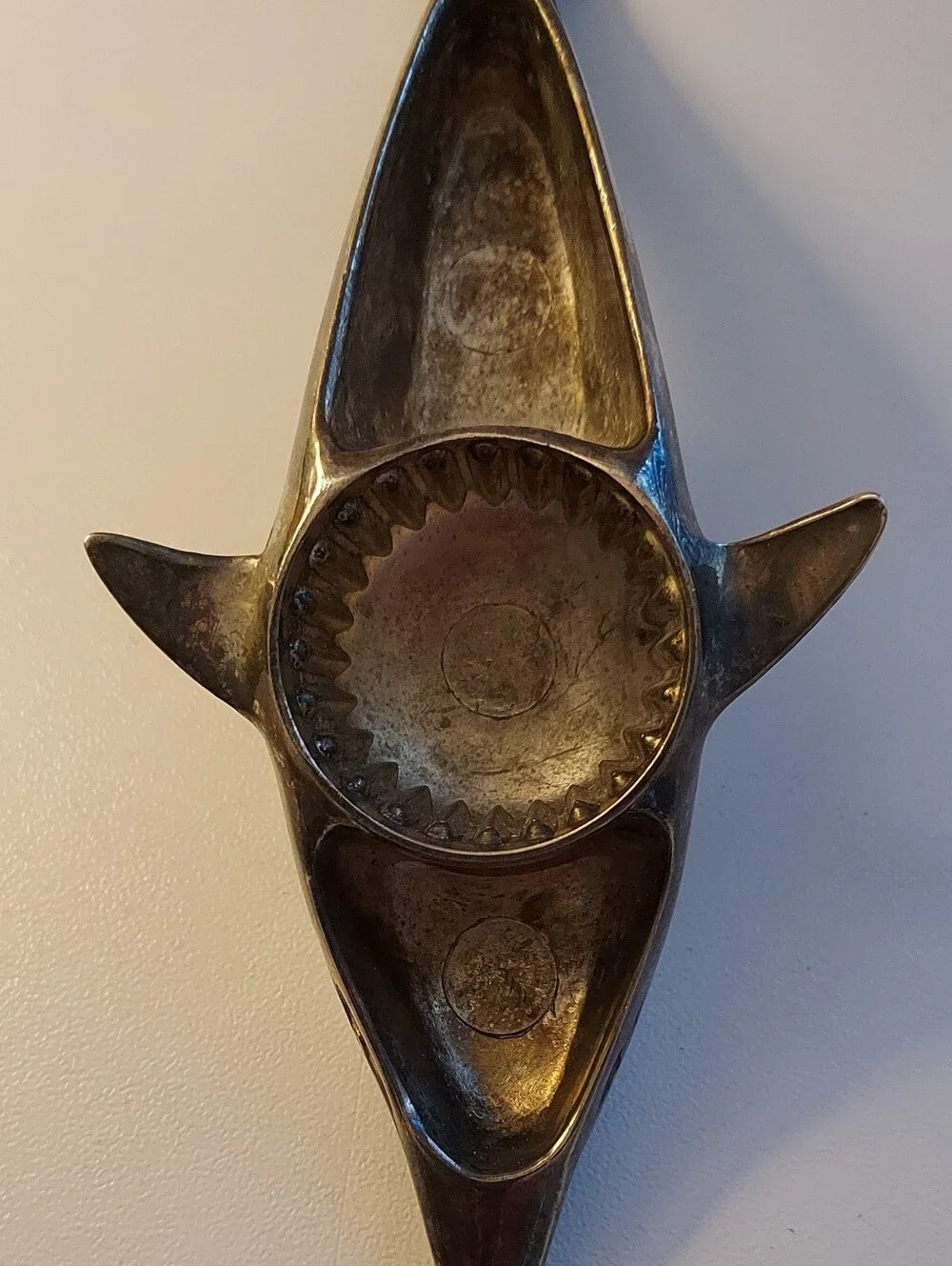 Dolphin Silver Plated Porpoise Flip Screw Cap Bottle Opener Vintage Read